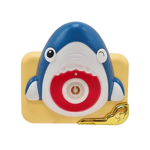 Генератор мильних бульбашок "Акула" Bambi 579-9 зі світлом та звуком Жовтий - фото 1