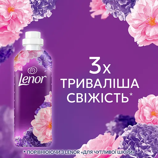 Кондиціонер для білизни Lenor Квітковий букет 47 циклів 987 мл  - фото 3