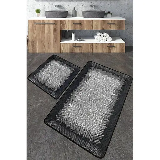 Набір килимків для ванної кімнати Chilai Home Esper 60 x 100 + 50 x 60
