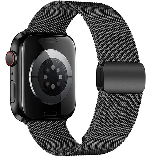 Ремешок Hoco WA26 Milanese Loop Strap для Apple watch 44/45/46/49mm Black - фото 2