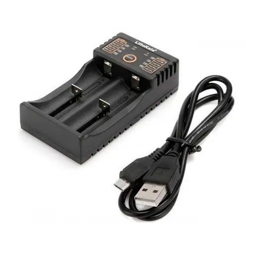 Зарядний пристрій LiitoKala Lii-202 для акумуляторів 18650 на 2 канали з функцією PowerBank 1000 mAh - фото 3