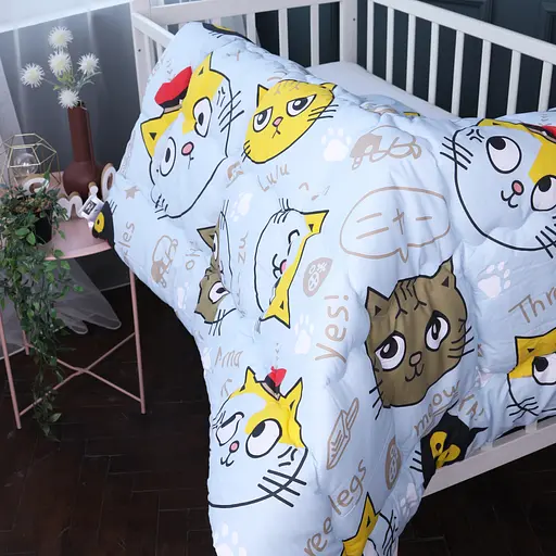 Пододеяльник MirSon 18-0007 Cool Cat бязь 160х220 см (2200010262360) - фото 4