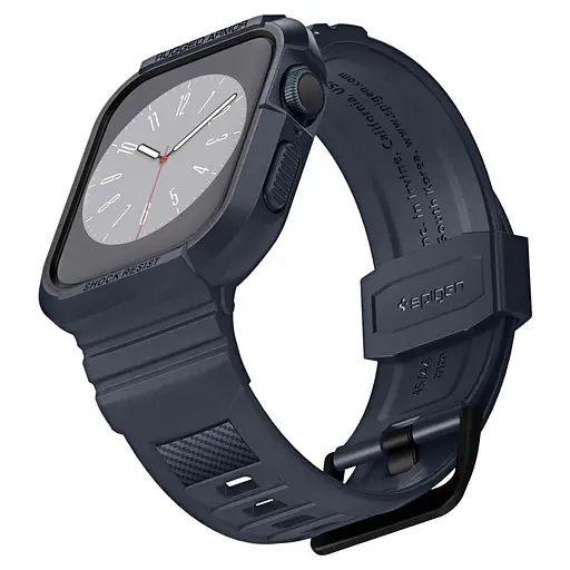 Ремінець Spigen для Apple Watch SE/6/5/4, 44 мм Rugged Armor Pro 2 в 1, Charcoal Gray (ACS00819) - фото 8