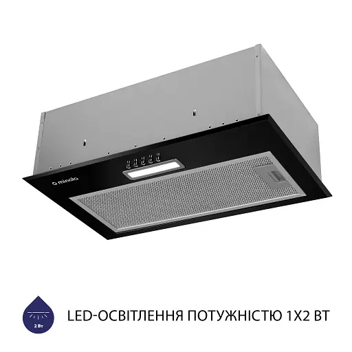 Витяжка повновбудована Minola HBI 5614 BL 1000 LED - фото 3