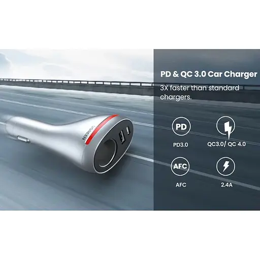 Автомобильное зарядное устройство для Ugreen CD204 Car Charger 2 x USB Ports - фото 5