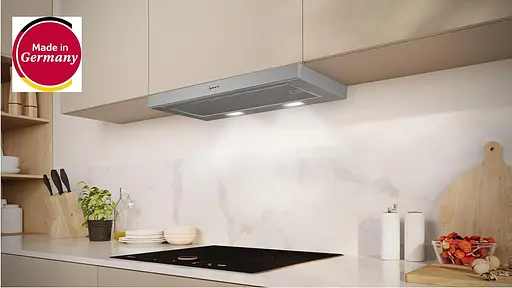 Витяжка з плоским екраном NEFF D46BR12X6 N 30 60 см Екстрактор або рециркуляційний сріблястий металік [Клас енергії C] - фото 4