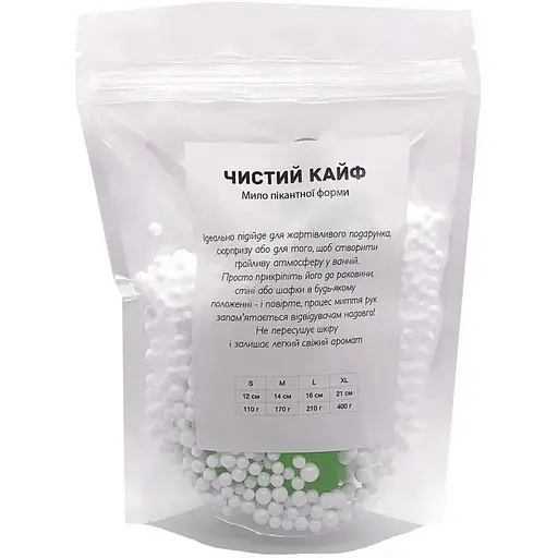 Крафтове мило-член із присоскою Чистий Кайф Green size S натуральне - фото 4