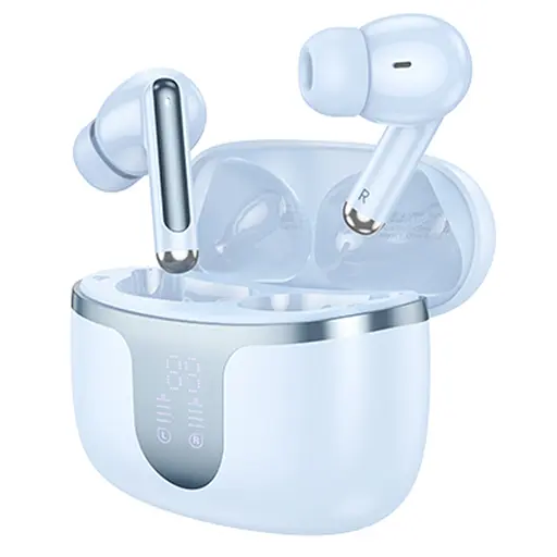 Беспроводные TWS наушники Hoco EQ10, вакуумные, BT5.3, 40mAh, 300mAh, 7h, blue - фото 2