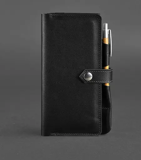 Шкіряний тревел-кейс 4.0 чорний - фото 1