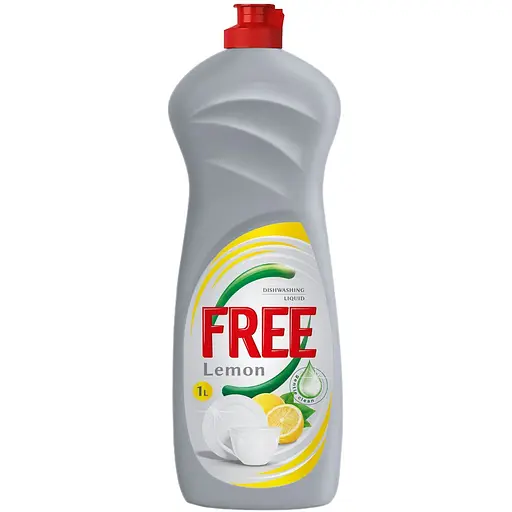 Гель для мытья посуды Free лимон 1 л