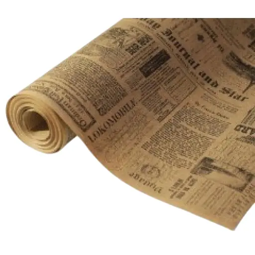 Подарочная бумага Крафт винтаж 1