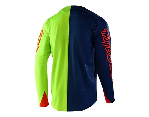 Велоджерси Troy Lee Designs Sprint Ultra Jersey Tilt Navy/Yellow S (1106-356176002) - фото 2