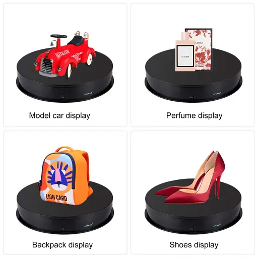 Поворотний стіл Puluz DCA0942B 14см Black [86241] - фото 3