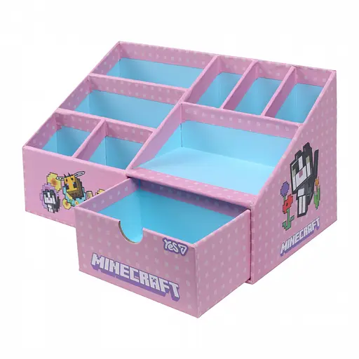 Органайзер Yes Minecraft.Spring настольный 8 отделений картон (708605) - фото 3
