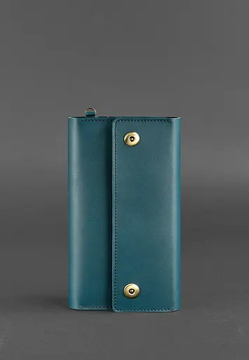 Кожаный клатч-органайзер (Тревел-Кейс) 5.0 зеленый - фото 2