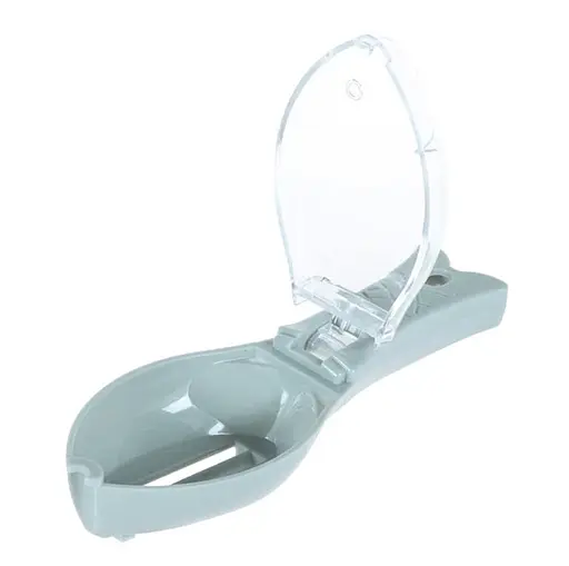 Рибочистка пластикова з контейнером 16 см, Kitchen Master Сірий 85688 - фото 1