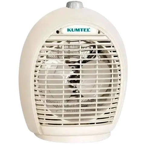 Тепловентилятор Kumtel HF-6331 побутовий нагрівач дуйчик бежевий - фото 1