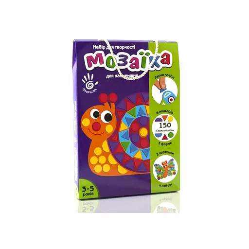 Набір для творчості М’яка фігурна мозаїка Равлик, VT4511-01