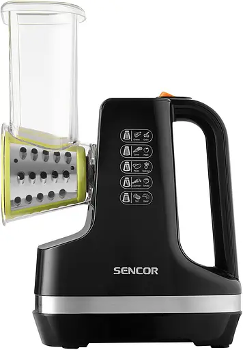Sencor Мультирізка стаціонарна, 150Вт, 5 насадок, чорний - фото 5