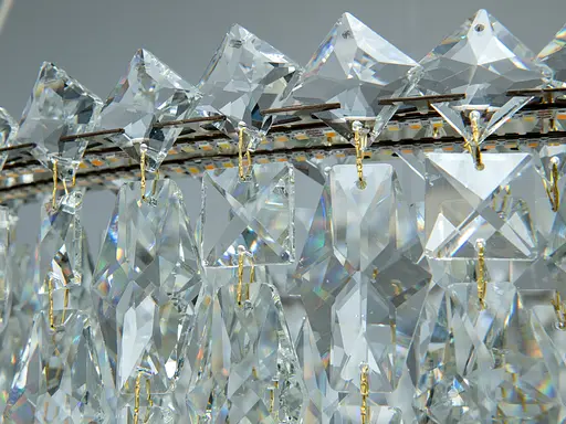 Світлодіодна люстра Romin Diasha золото 83 Вт до 15 м² - фото 4