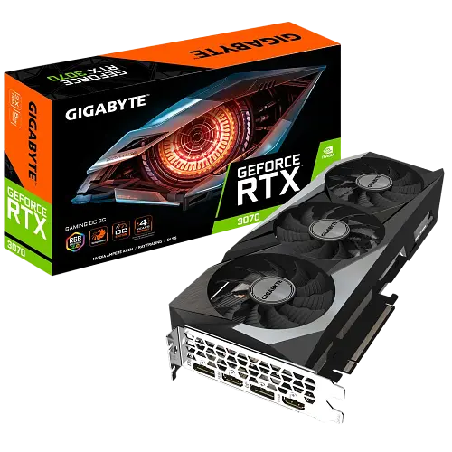Відеокарта GeForce RTX 3070 8GB Gigabyte Gaming OC (GV-N3070GAMING OC-8GD) Б/В