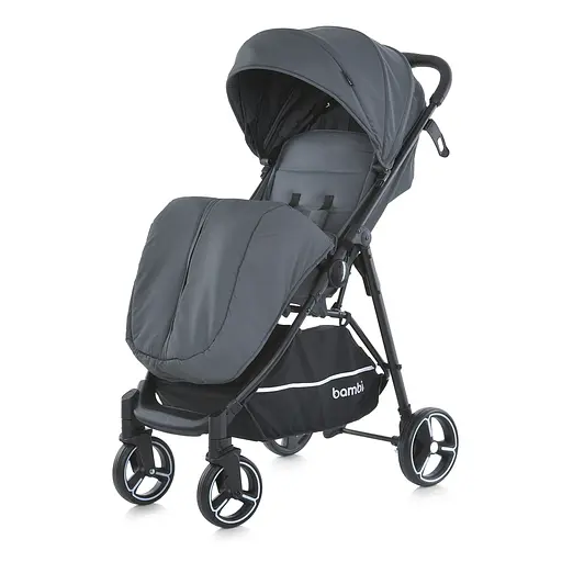 Прогулочная коляска-книга Bambi M 4249-2 Gray Matt - фото 2