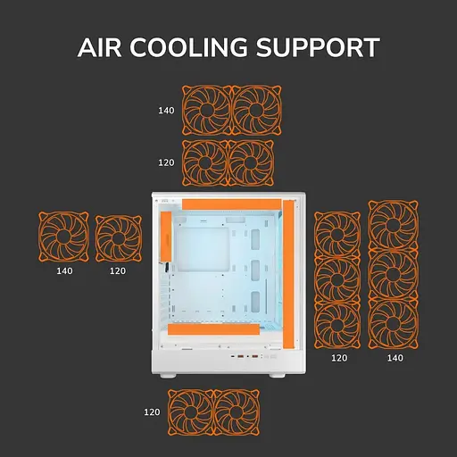 Корпус Cougar AIRFACE PURE PRO White (AIRFACE PURE PRO White) - фото 12