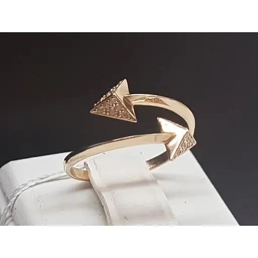 Золоте кільце Імперія золота з фіанітами. КВ1139И 16 - фото 2