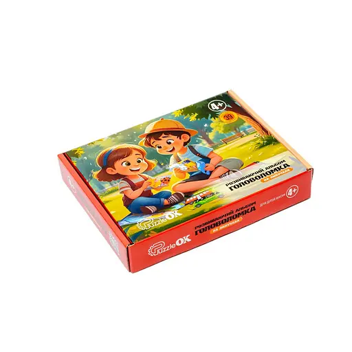 Развивающий Альбом "Головоломка на липучках" PuzzleOK Puz-22925 - фото 4