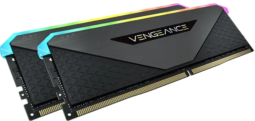 Оперативная память Corsair 32GB (2x16GB) DDR4 3600MHz Vengeance RGB RT (CMN32GX4M2Z3600C18) - фото 1