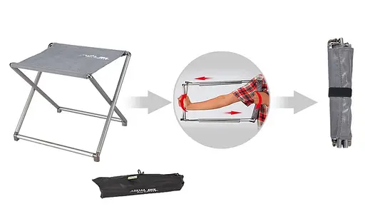 Складний туристичний стільчик BRS-D21 - фото 2