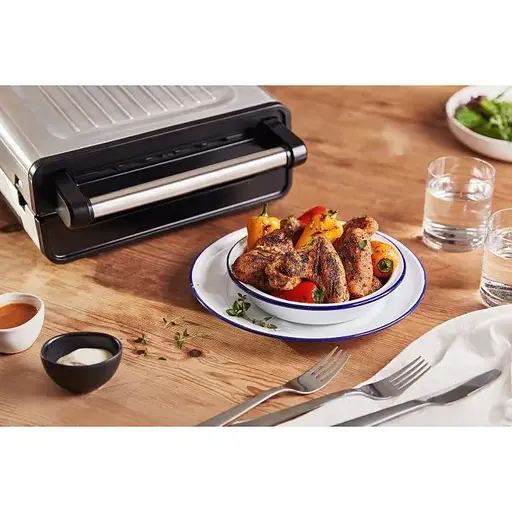 Гриль Russell Hobbs George Foreman 28000-56 Smokeless Grill - фото 8