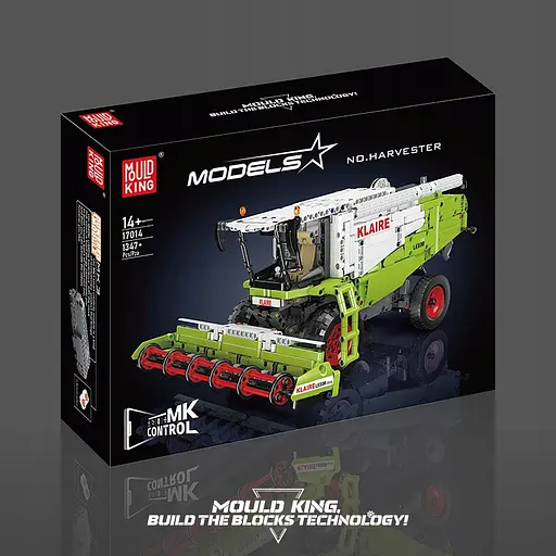 Конструктор комбайн  на радіокеруванні  MOULD KING Claas Lexion 760  сільськогосподарська техніка машини 1347деталей - фото 6