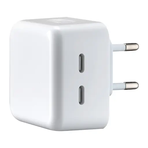 Сетевое зарядное устройство Apple 35W Dual USB-C Power Adapter High c0py Белый - фото 1