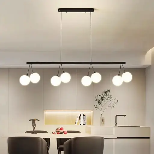 Видовжена люстра Magic Beans Line.F SG 18L-1200 BK - фото 1