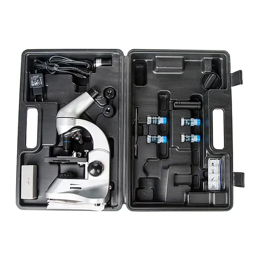 Микроскоп SIGETA PRIZE NOVUM 20x-1280x с камерой 2 Мп+кейс+набор для опытов (65244) - фото 7