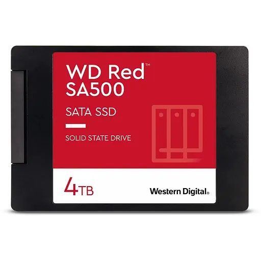 Накопитель SSD Western Digital Sata 2.5 4TB WD Red SATA III (WDS400T2R0A-68CKB0) - фото 1