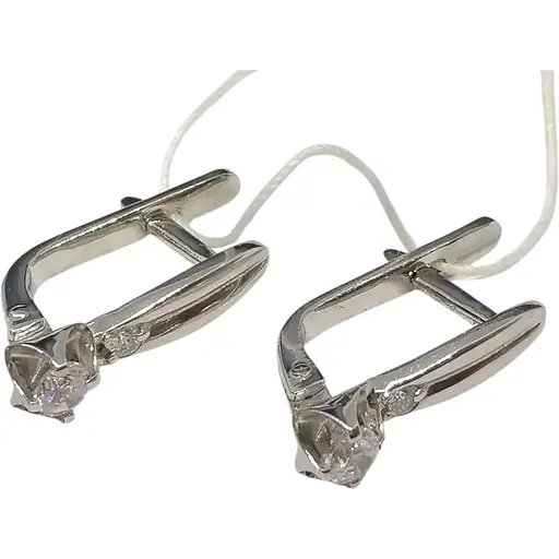 Золоті сережки Гаразд з фіанітами. 3532741