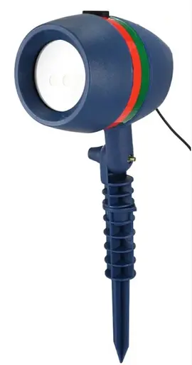 Лазерний проектор Star Shower Motion Laser Light (для будинку і вулиці) Blue - фото 4