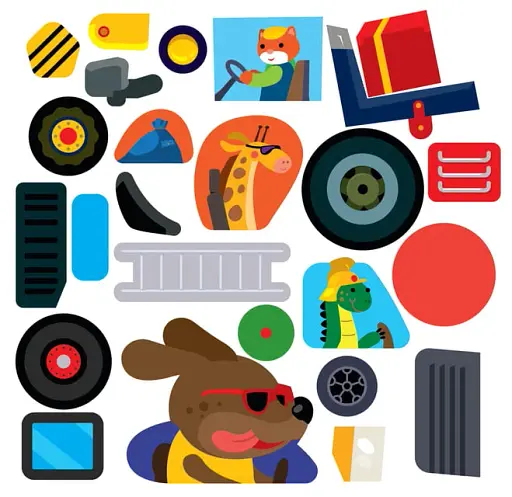 Наклейки для малюків. Автопригода - фото 3