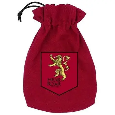 Мішечок для кубиків Q-Workshop Game of Thrones. Lannister Dice Pouch (GOT/POU/00190166/2025/2/T)