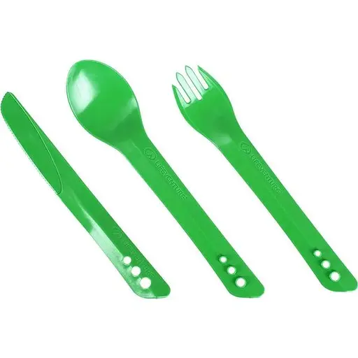 Набор столовых приборов Lifeventure Ellipse Cutlery Green (1012-75012)