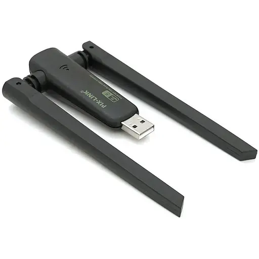 Беспроводной сетевой адаптер Voltronic Wi-Fi USB LV-UAC23D, RTL8811CU, с двойной антенной, 802.11 a/с, 600Mbps, Box - фото 2