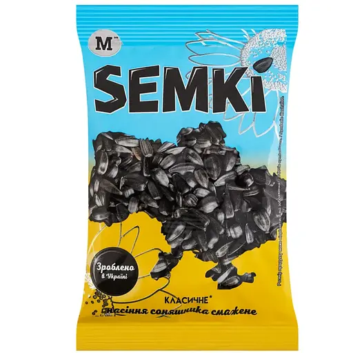 Семена подсолнечника Semki Классические жареные 100 г - фото 1
