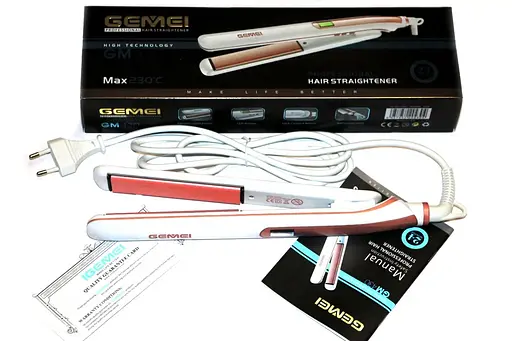 Выпрямитель утюжок для волос Gemei Gm-430 - фото 9
