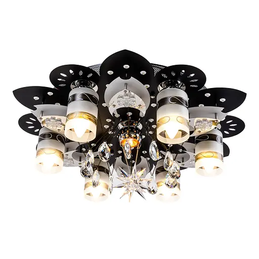 Люстра "космос" на 7 лампочек с подсветкой VALESO V 70269-6+1-600 с пультом - фото 2