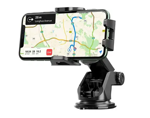 Автодержатель с зажимами Hoco CA76 магнитный автомобильный держатель для мобильного телефона в авто на присоске - фото 4