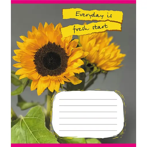 Зошит учнівський "Мотивація" Leader 036-580235L-1 в лінію, 36 аркушів - фото 1