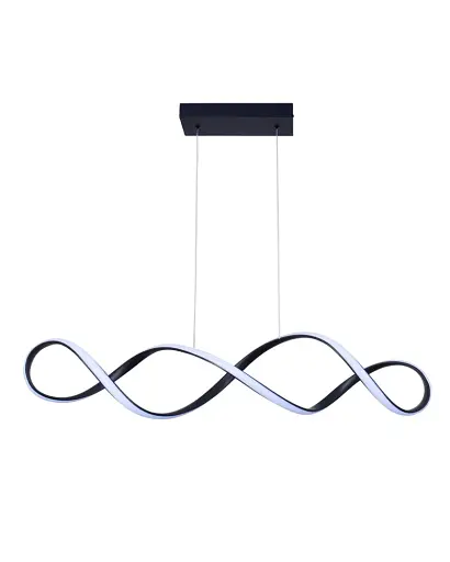 Подвесной светильник, люстра Goldlux 331052 Infinito Led 1x34W 4000K 5300Lm IP20 Черный - фото 1