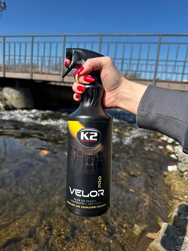 Средство для очистки обивки и ковров K2 Velor PRO 1 л - фото 3